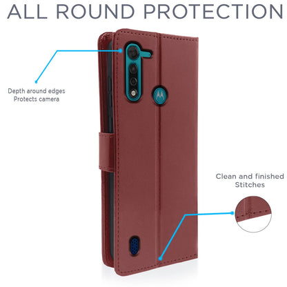 Brown flip case for Moto G8 Power Lite – Pikkme – photo 4