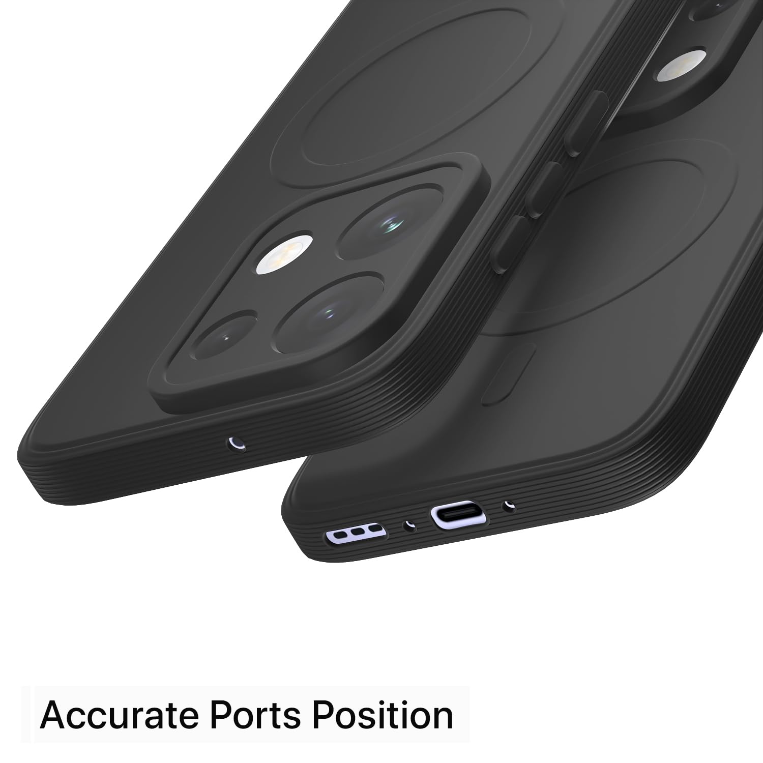 Oppo Reno 16 Pro 5G MagSafe phone cover in black by Pikkme – photo 4