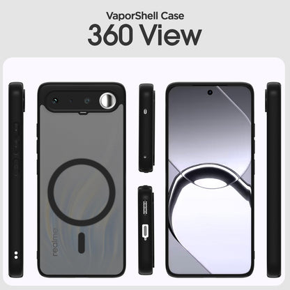 Realme 16 5G MagSafe phone cover in black smoke mag-safe by Pikkme – photo 2
