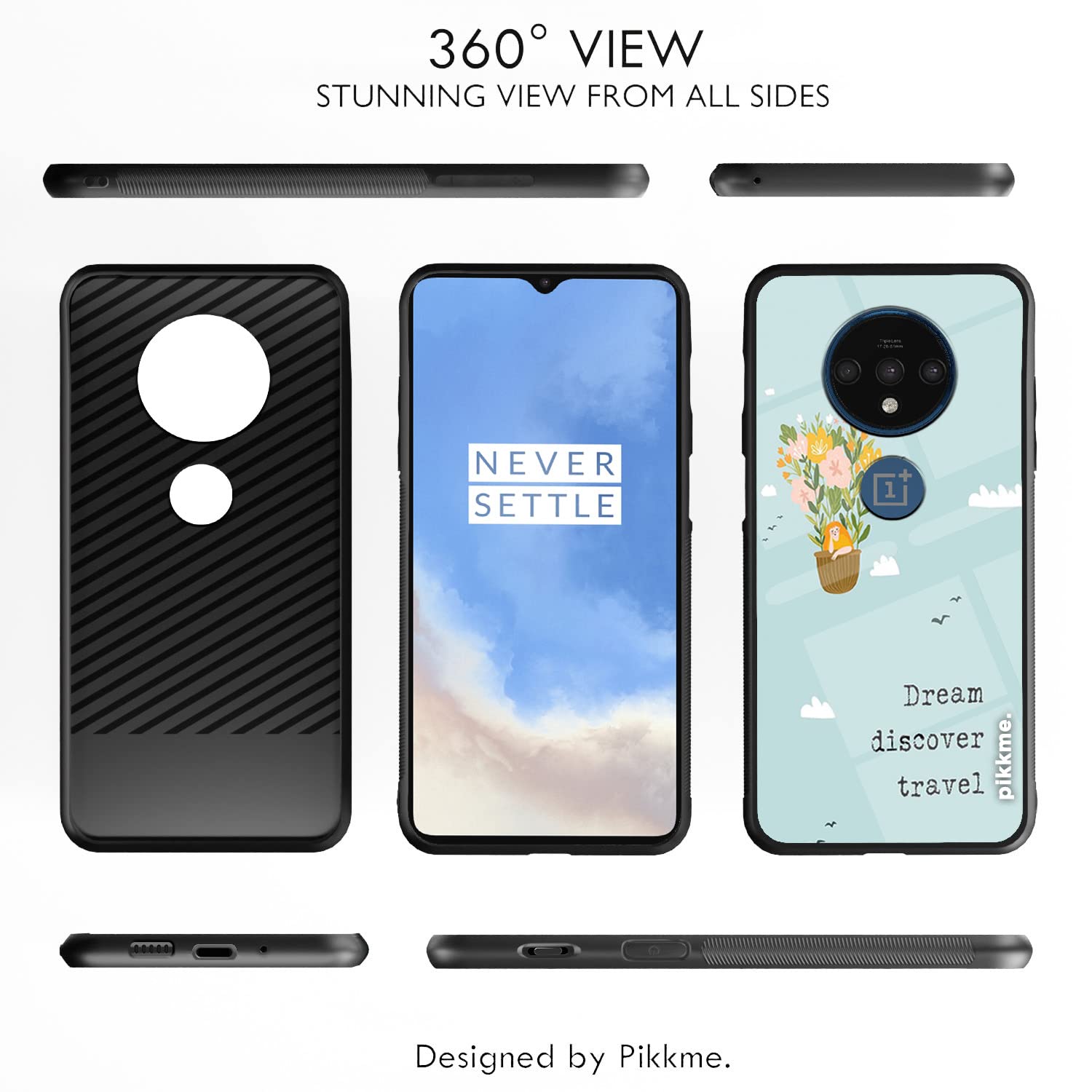 Pikkme OnePlus 7T Hybrid mobile back cover – photo 2