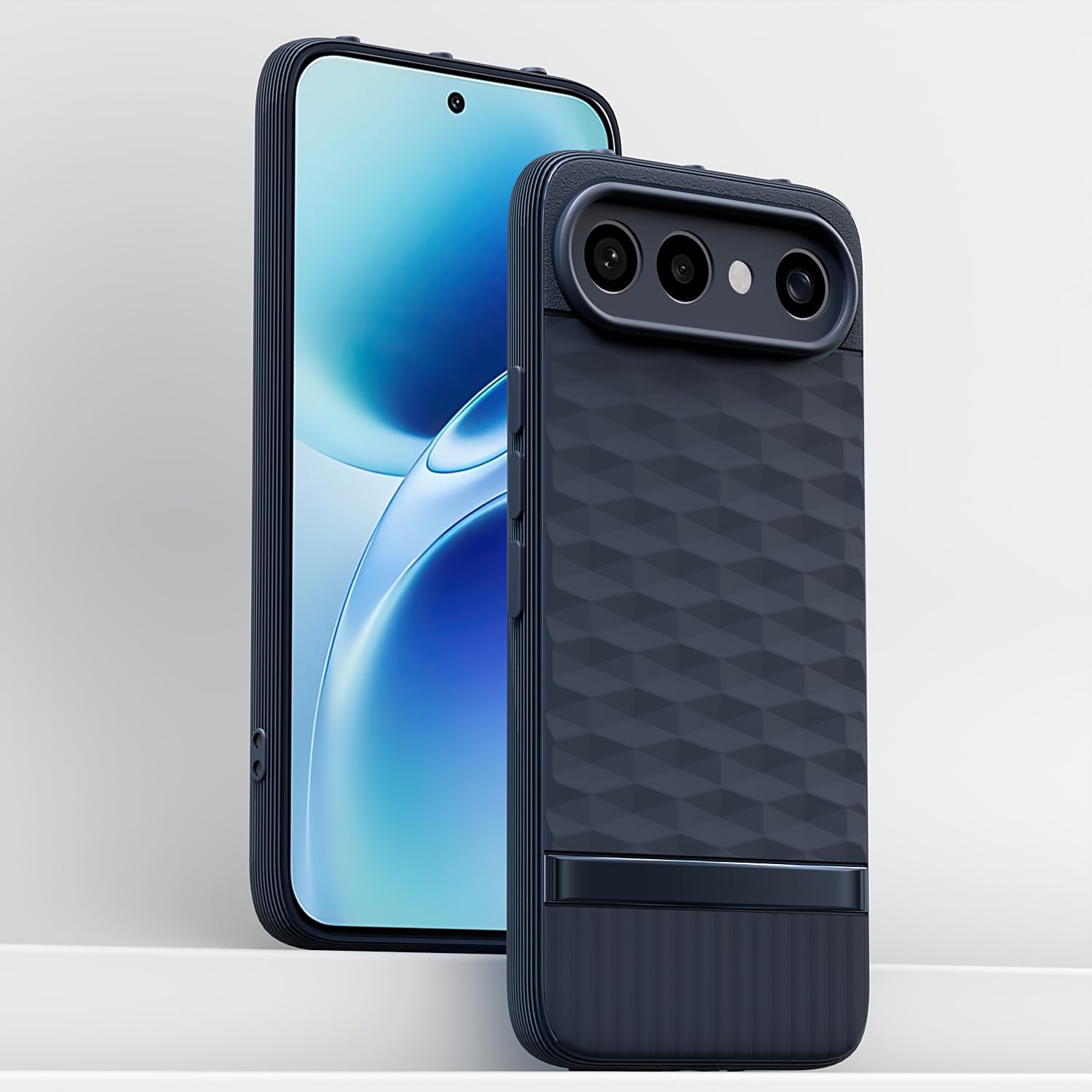 Blue Silicone back cover for Vivo X300 FE 5G – Pikkme – photo 2