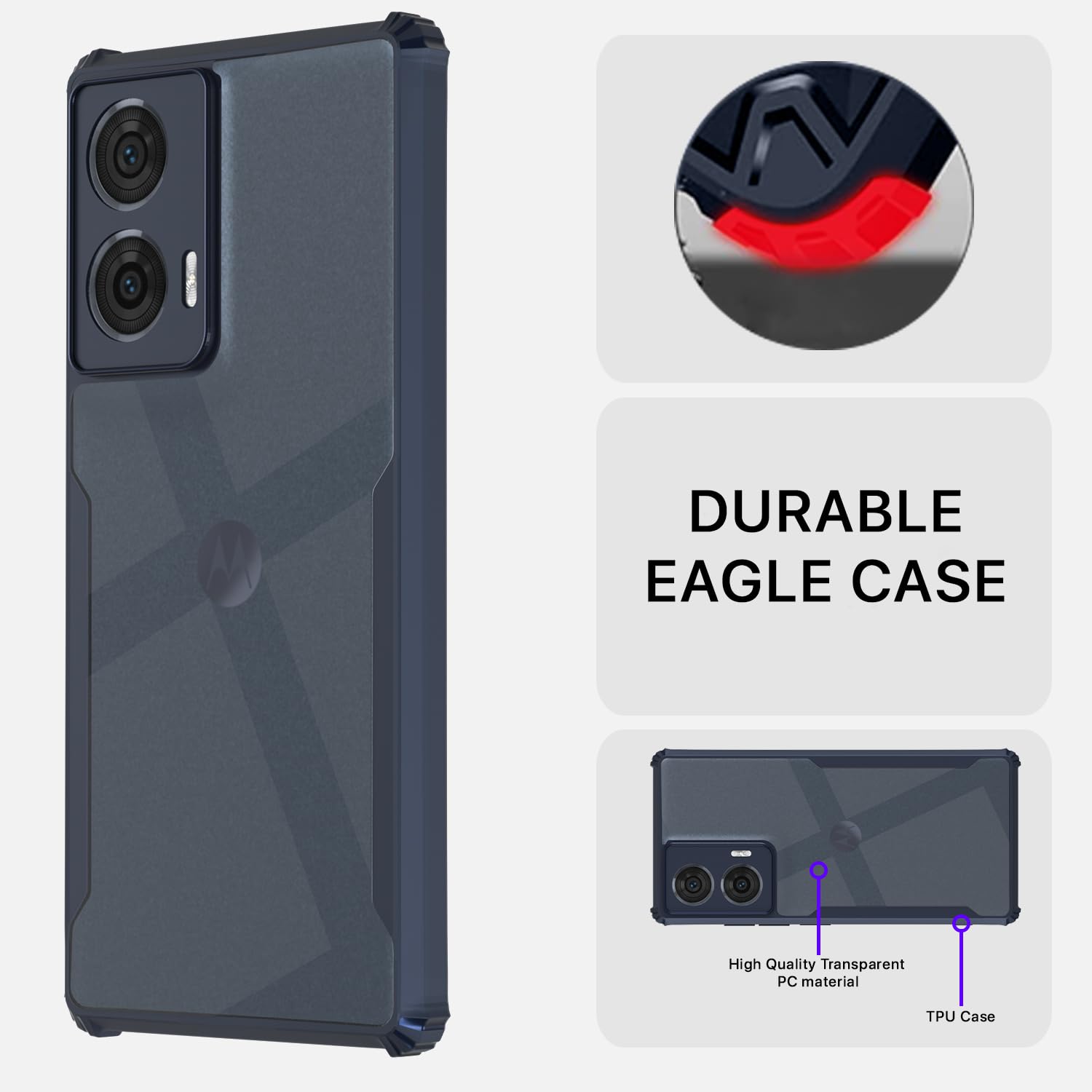 Pikkme Moto Edge 50 Fusion/G96 5G Clear blue mobile cover – photo 5
