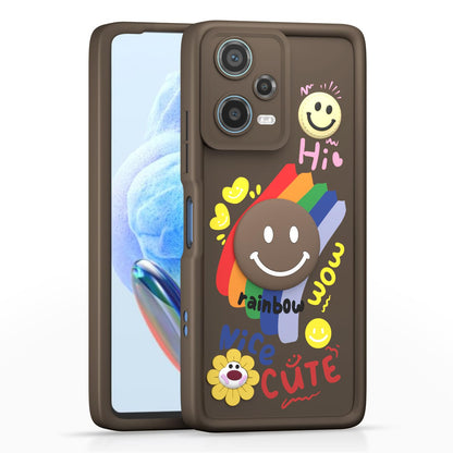 Brown back cover for Redmi Note 12 – Pikkme