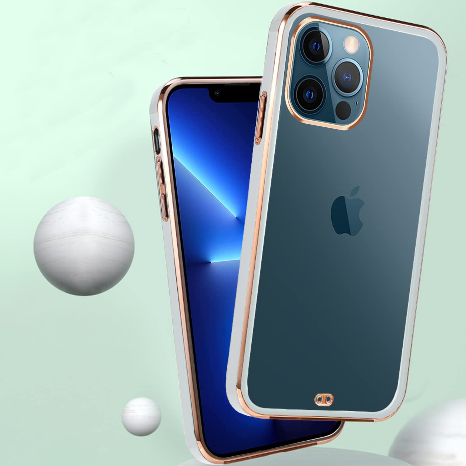 Pikkme iPhone 13 Pro Chrome white back cover – photo 2
