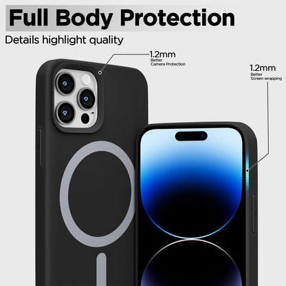 Pikkme black Soft Silicone mobile cover for iPhone 14 Pro – photo 2