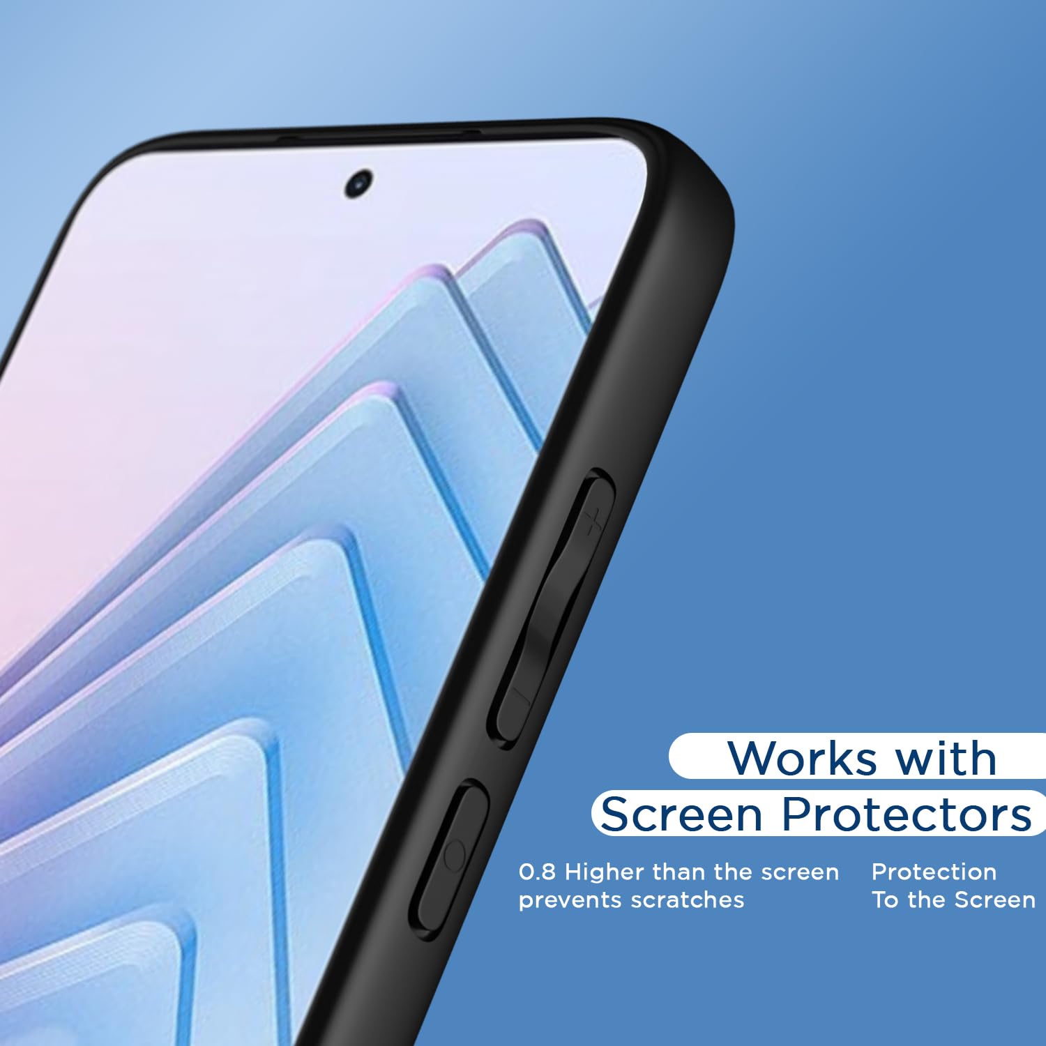 Black mobile cover for Redmi Note 14 5G – Pikkme – photo 7