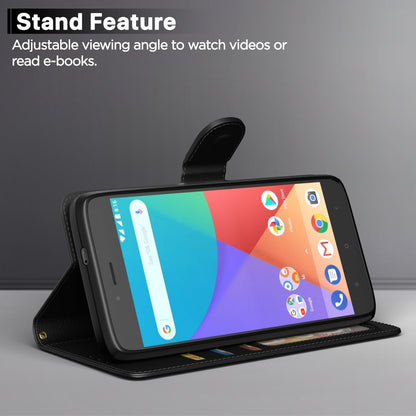 Pikkme Mi A1 Wallet black flip case – photo 3