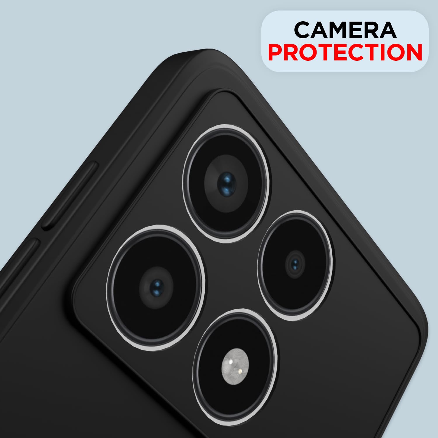 Pikkme black Matte phone cover for Poco F6 Pro 5G – photo 5