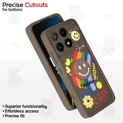 Brown back cover for Poco X6 Pro 5G – Pikkme – photo 6