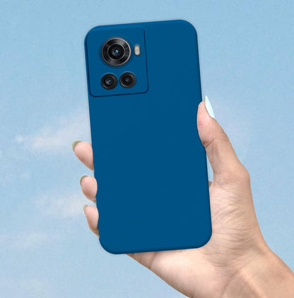 Blue Liquid Silicone back cover for OnePlus 10R/10R Prime 5G – Pikkme – photo 6