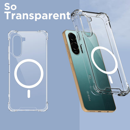 Redmi A7 Pro/Poco C85x 5G MagSafe phone cover in transparent mag-safe by Pikkme – photo 2