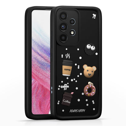 Pikkme  sama535g Cute Fun Cartoon 3D Bear Silicone Back Cover - Black