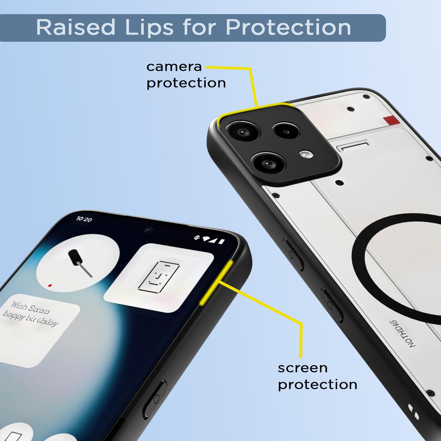 Pikkme black mag-safe mobile back cover for Nothing Phone 3a Lite 5G – photo 4