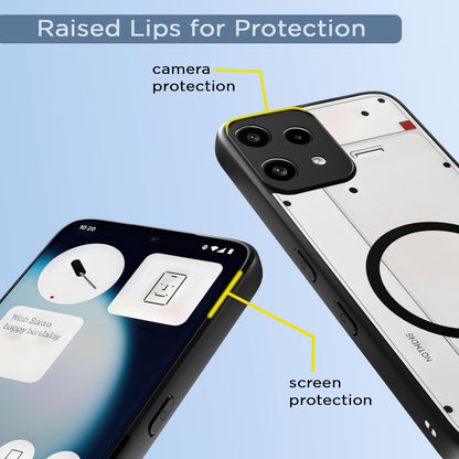 Pikkme black mag-safe mobile back cover for Nothing Phone 3a Lite 5G – photo 4