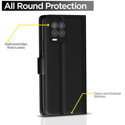 Black wallet flip cover for Realme 8/8 Pro – Pikkme – photo 4