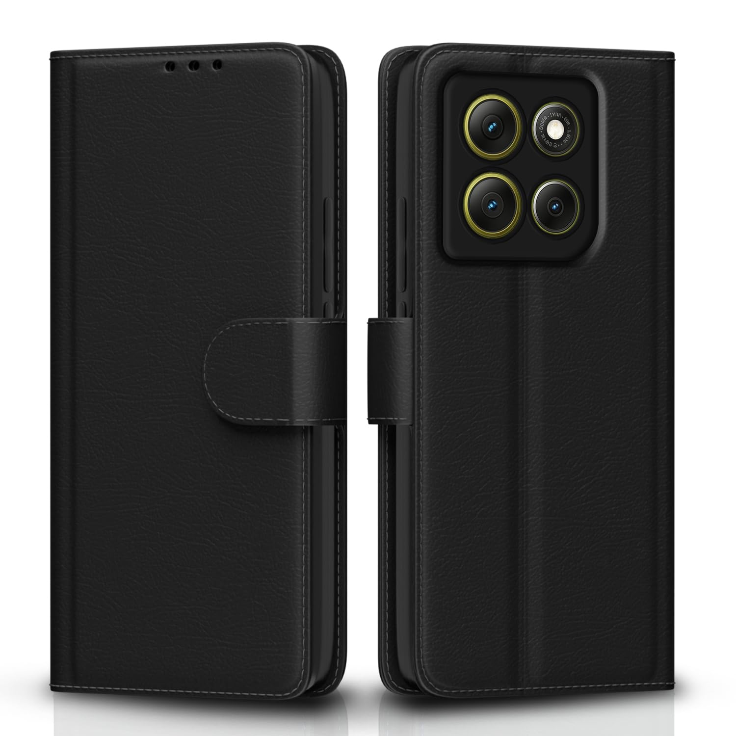Pikkme Moto G86 Power 5G black flip cover