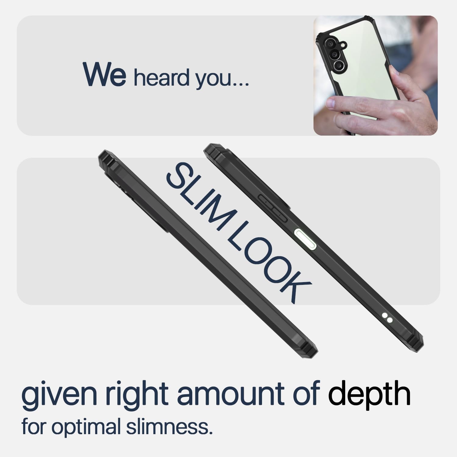 Pikkme black Clear mobile cover for Samsung M36 5G Ultra – photo 6