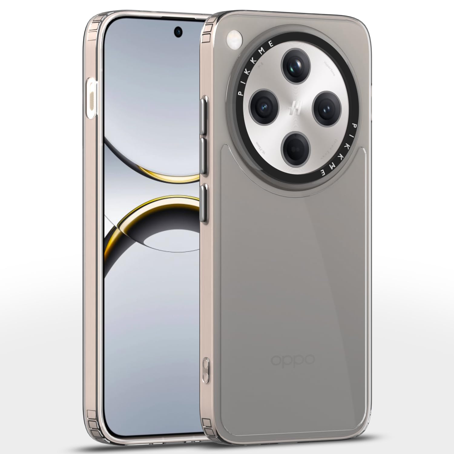 Pikkme Oppo Find X8 5G Transring Back Cover (Transparent)