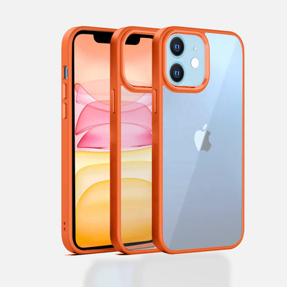 Pikkme orange Chrome mobile back cover for iPhone 11