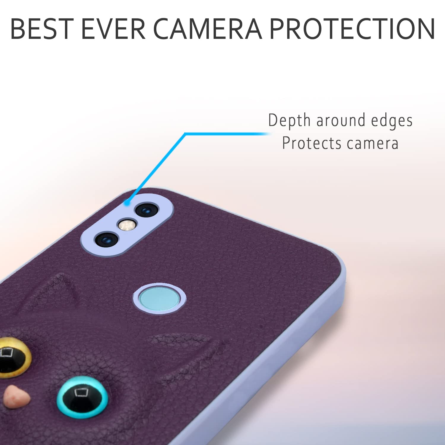 Mi A2 phone cover in purple by Pikkme – photo 5