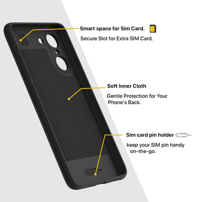 Pikkme black Silicone mobile cover for OnePlus Nord CE 5 5G – photo 6