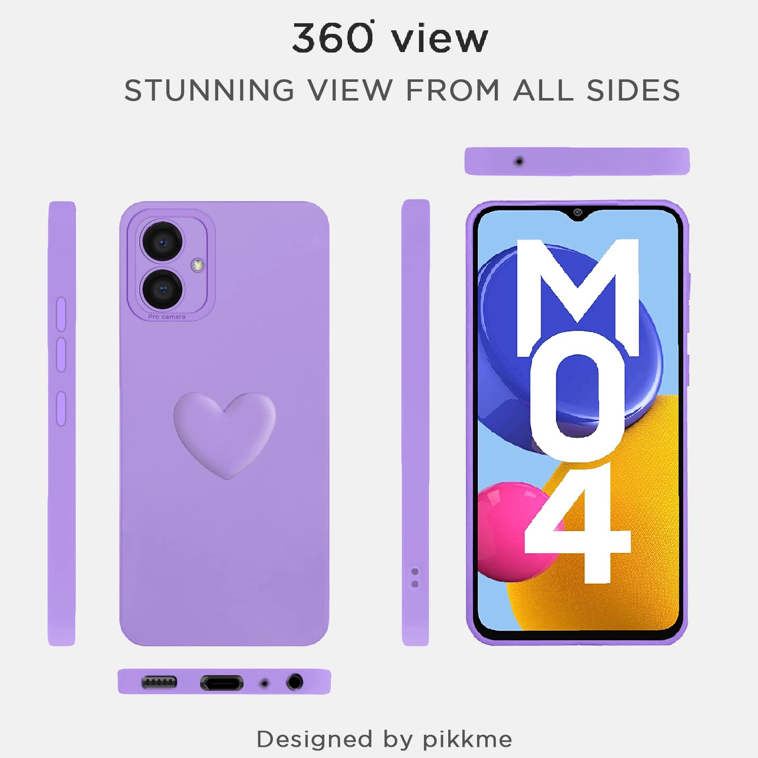 Purple mobile cover for Samsung M04/F04/A04e – Pikkme – photo 2