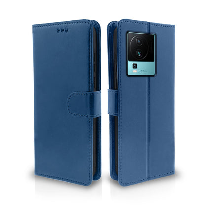 iQOO Neo 7 Pro 5G mobile flip cover in blue by Pikkme