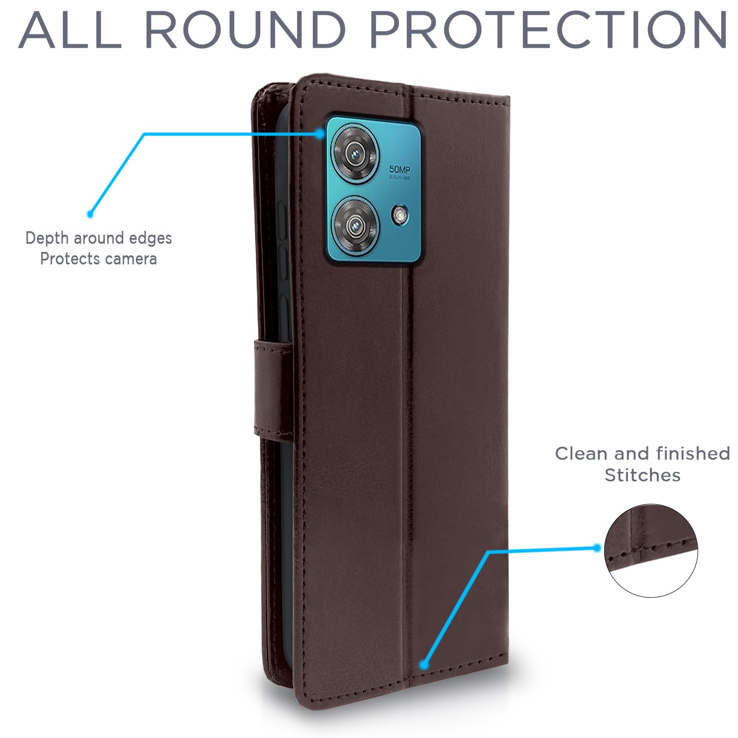 Coffee Wallet mobile flip cover for Moto Edge 40 Neo 5G – Pikkme – photo 4
