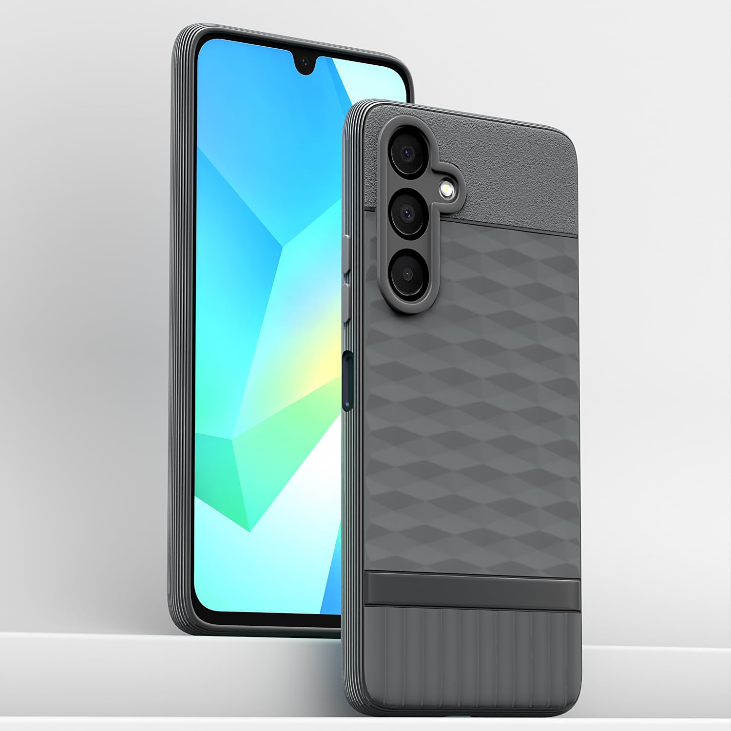 Pikkme Samsung Galaxy A16 5G  Gencase Back Cover (Grey)