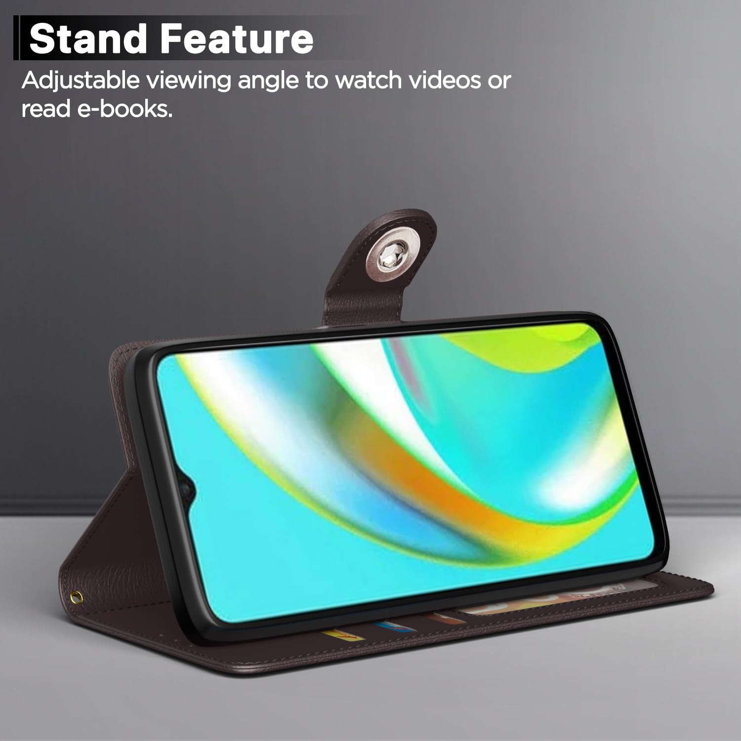 Coffee flip case for Realme C12/Narzo 20/Narzo 30A/C25 – Pikkme – photo 3