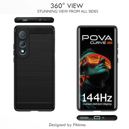 Pikkme Tecno Pova black mobile back cover – photo 3