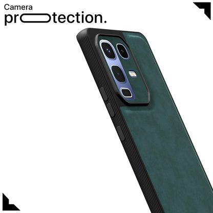 Pikkme Infinix Note 50s 5G Leather green mobile cover – photo 5