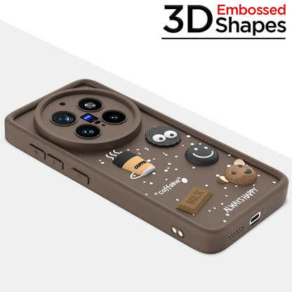 Brown back cover for Vivo X200 Pro 5G/3D – Pikkme – photo 3