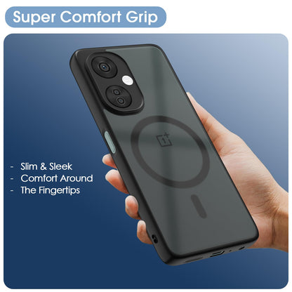Pikkme black smoke mag-safe back cover for OnePlus Nord CE 3 Lite 5G – photo 6