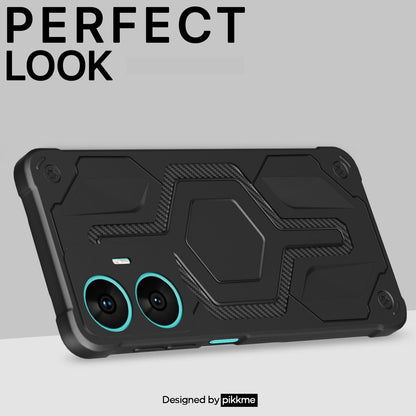 Pikkme Realme C55/Narzo N55 Hybrid black mobile back cover – photo 4