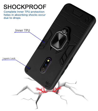 Realme X D5 Tough Armor mobile cover in black by Pikkme – photo 4