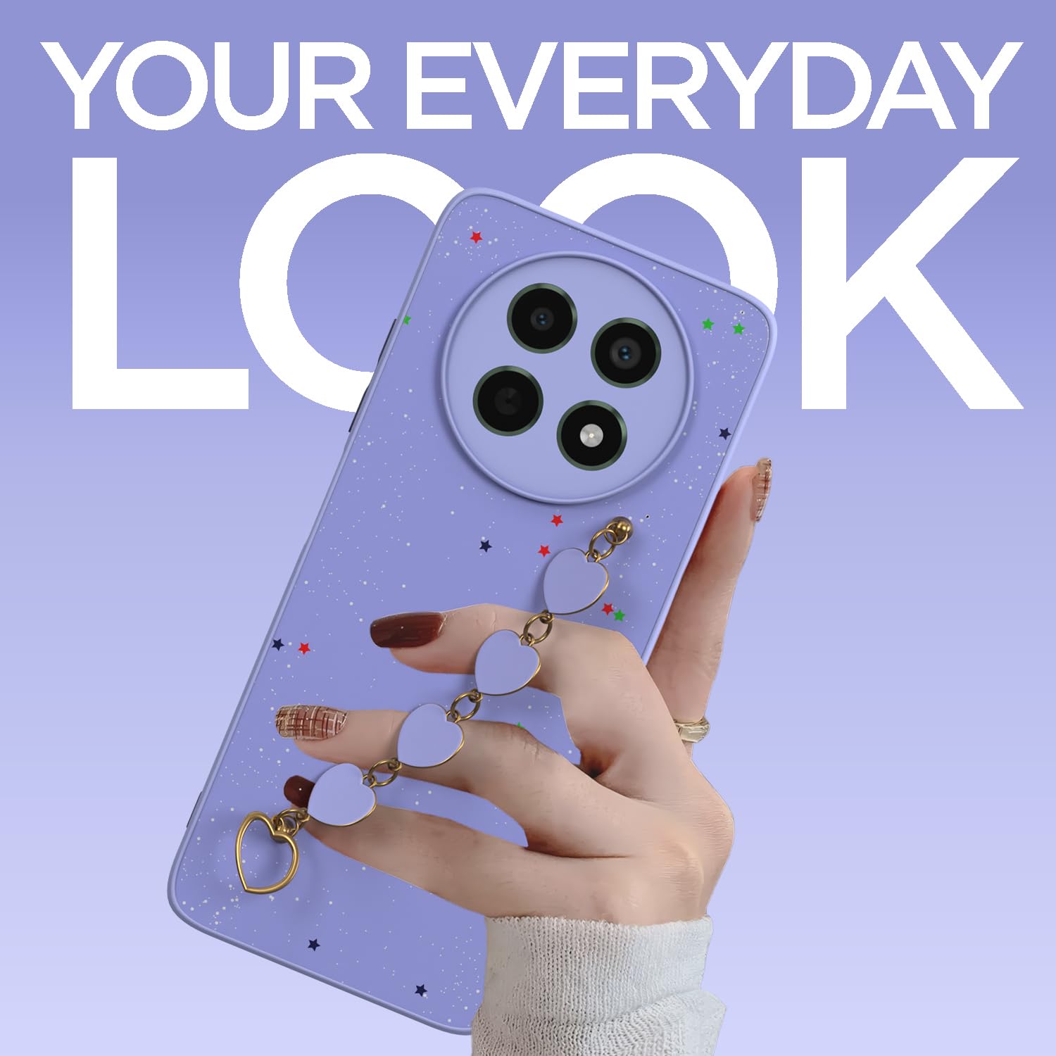 Realme Narzo 70x 5G/N65/13/12/12X 5G/C65 mobile back cover in purple by Pikkme – photo 2
