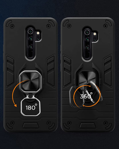 Pikkme black D5 Tough Armor mobile back cover for Redmi Note 8 Pro – photo 3