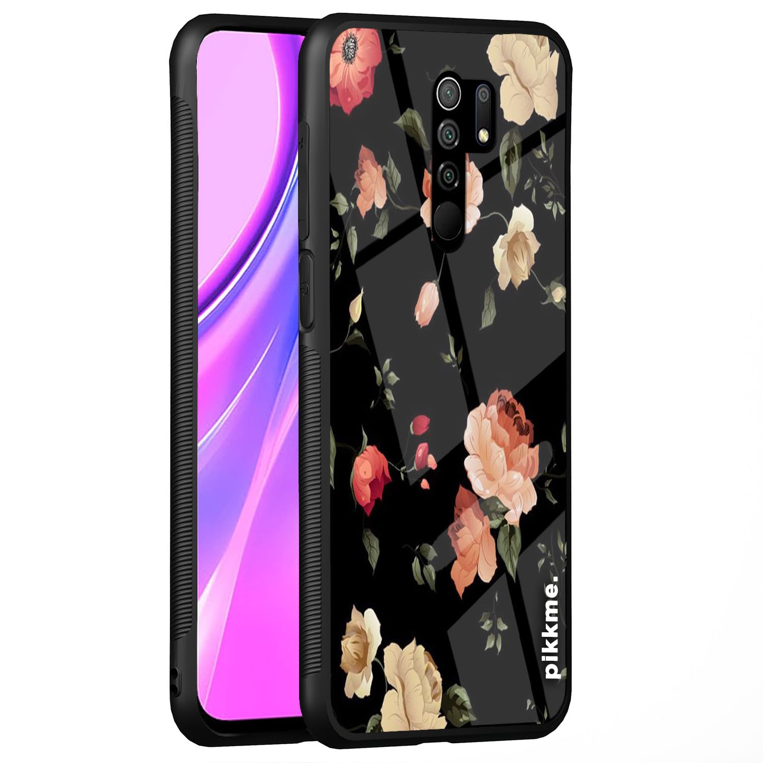 Pikkme Redmi 9 Prime Flower mobile cover