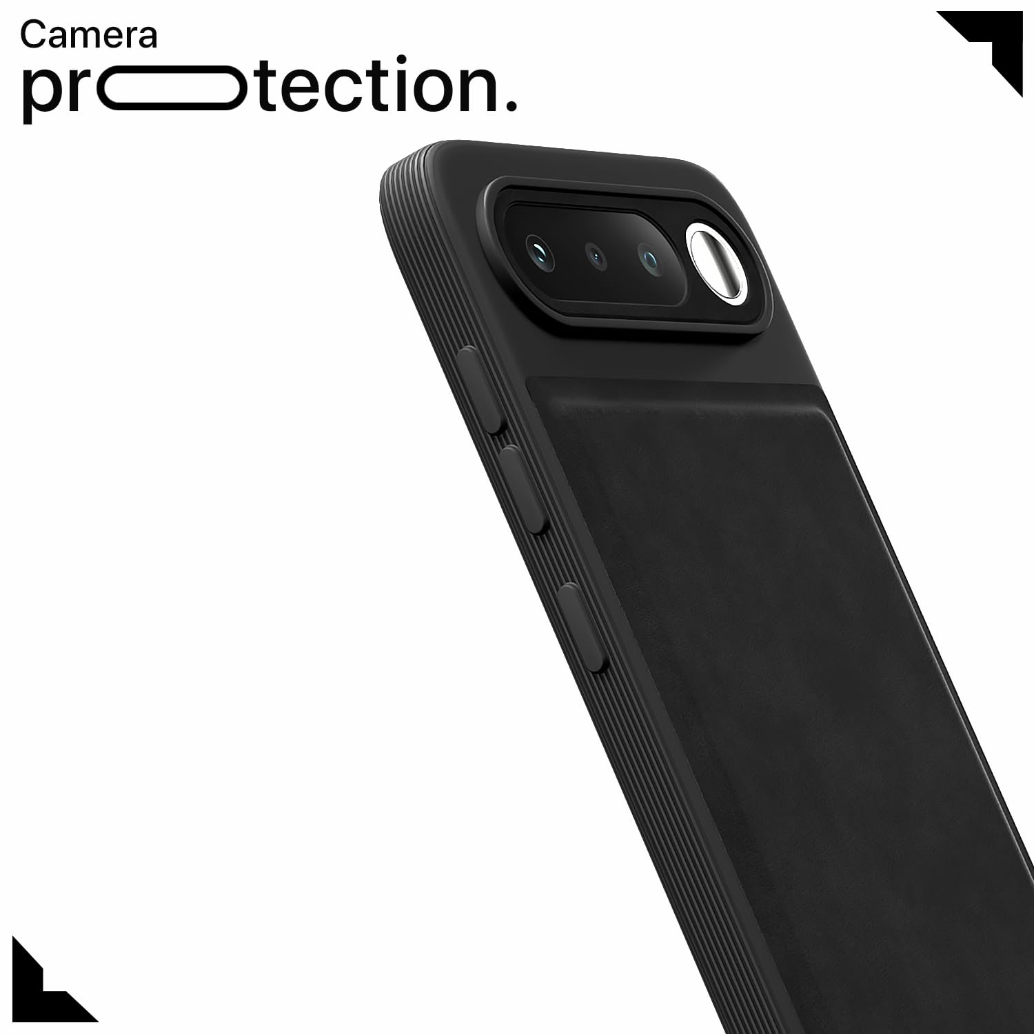 Realme 16 5G Leather mobile back cover in black by Pikkme – photo 5