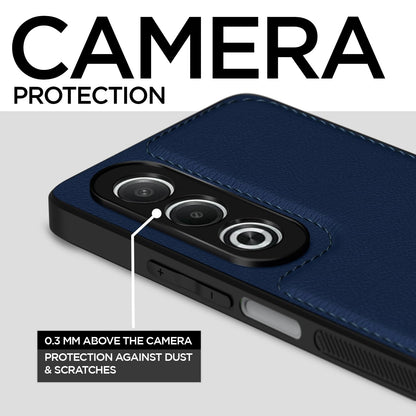 Oppo K12x 5G Leather mobile back cover in blue by Pikkme – photo 3