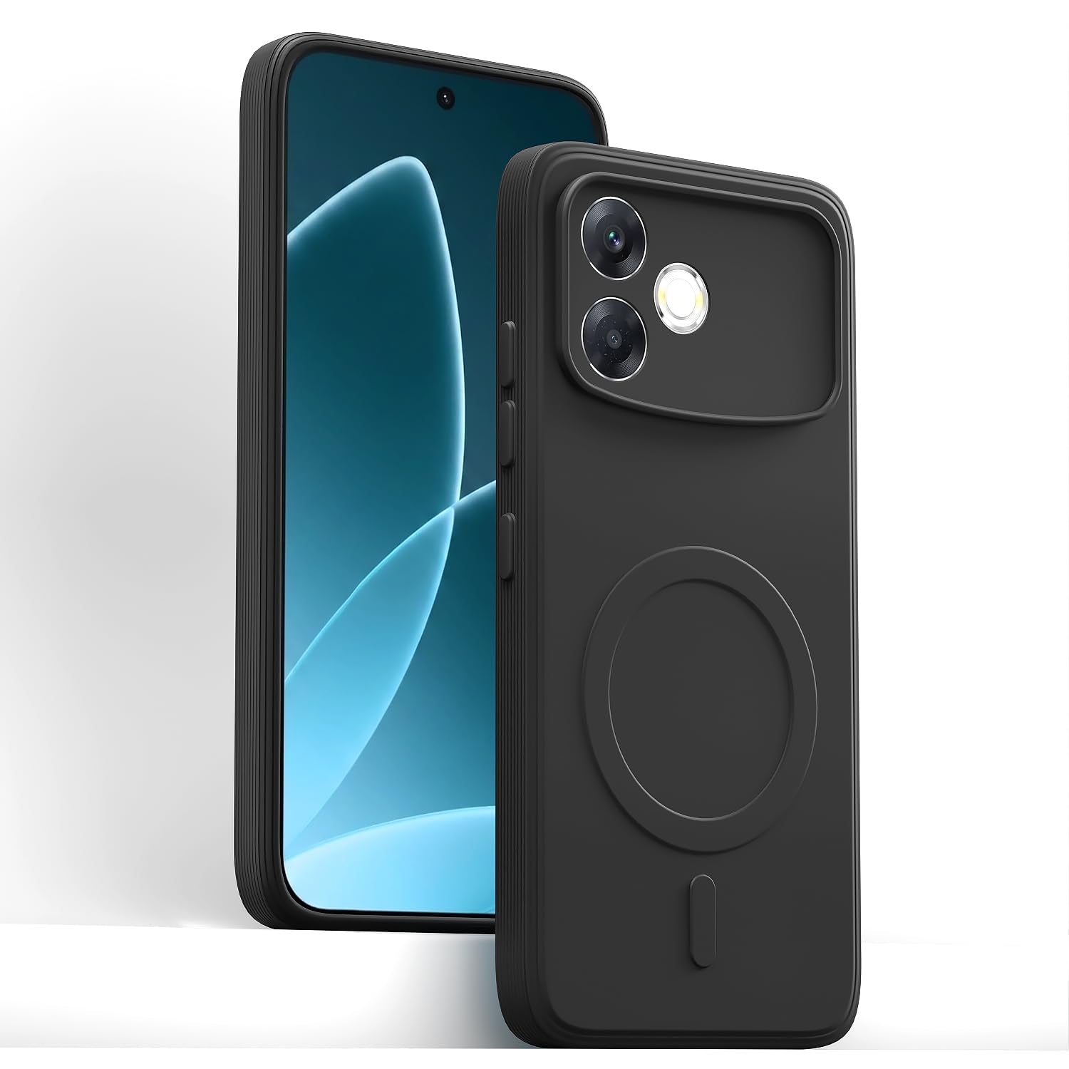 Black mobile back cover for Oppo F33 Pro 5G – Pikkme – photo 2