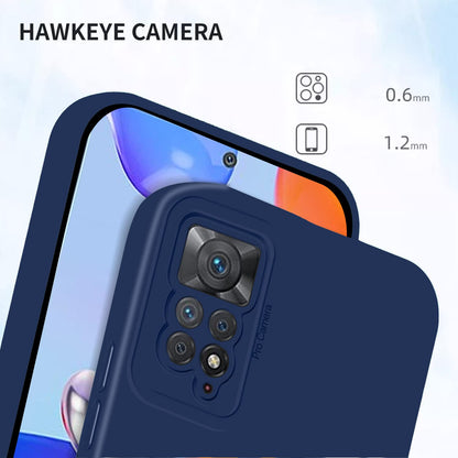 Pikkme Redmi Note 11 Pro/Note 11 Pro Plus 5G Liquid Silicone blue mobile cover – photo 6