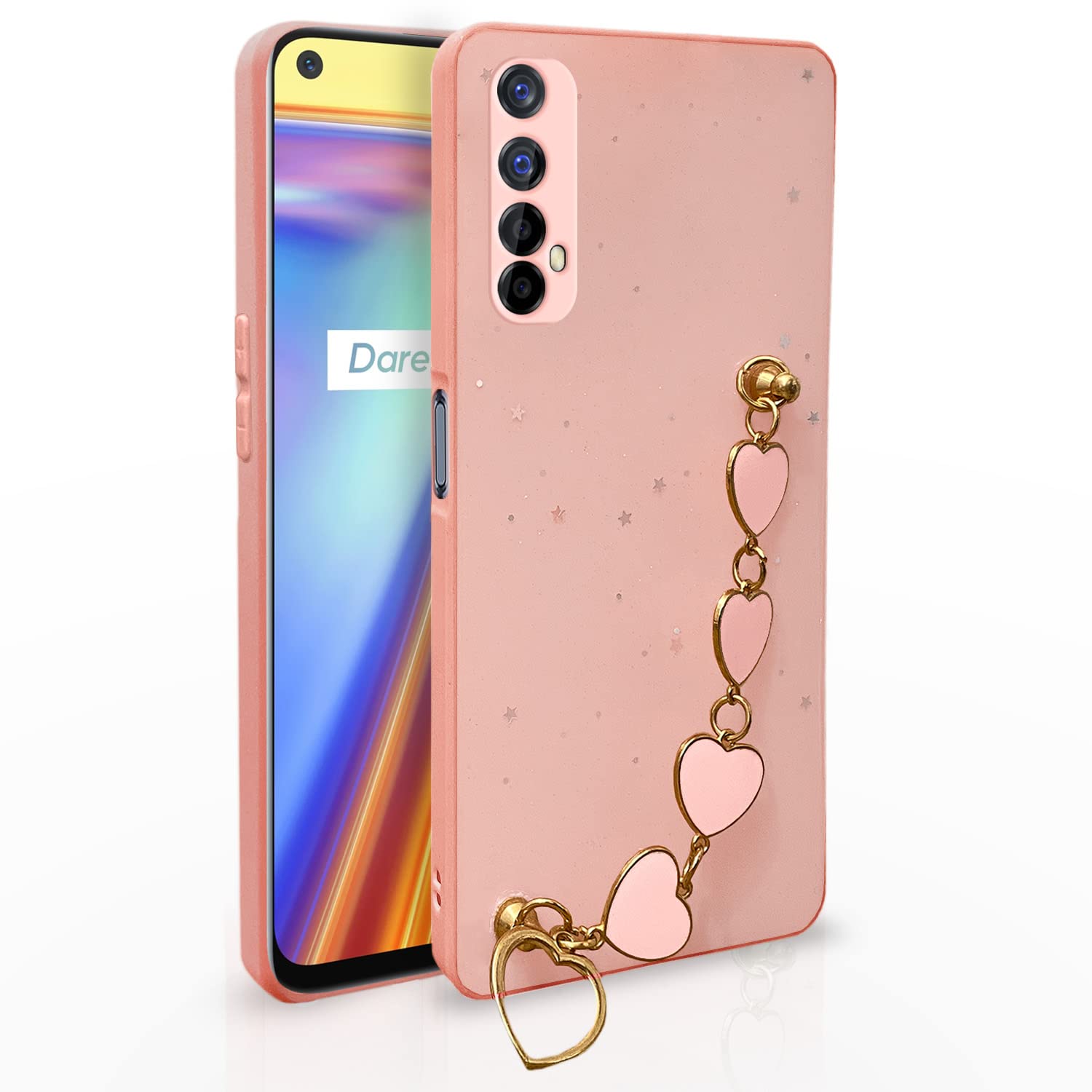 Pink Chain back cover for Realme 7/Narzo 30 4G/Narzo 20 Pro – Pikkme