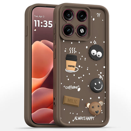 Pikkme Moto Edge 70 Pro 5G brown phone cover