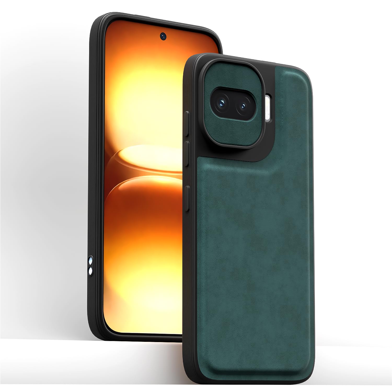 Pikkme green Leather back cover for iQOO 15R 5G – photo 2