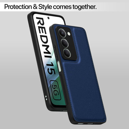 Redmi 15 5G mobile cover in blue by Pikkme – photo 7