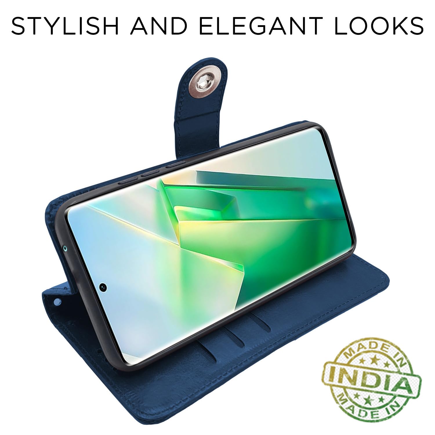Blue Button flip cover for Vivo T2 Pro 5G – Pikkme – photo 5
