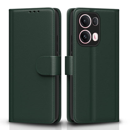 Pikkme Oppo Reno 13 Pro 5G Wallet green mobile flip cover