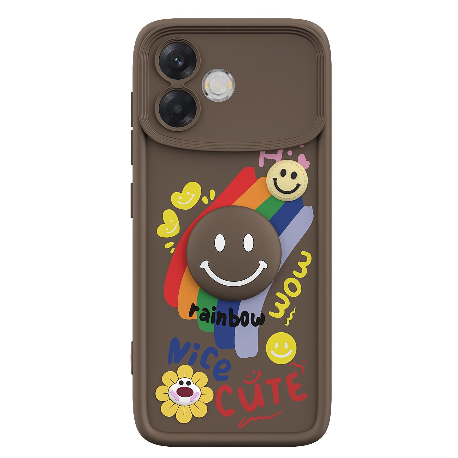 Pikkme Oppo F33 Pro 5G brown mobile cover – photo 7